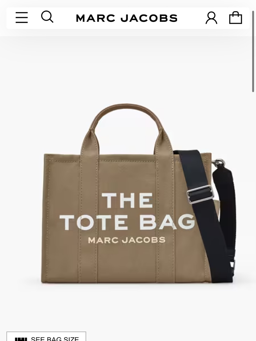 Authentic Marc Jacobs Medium Tote Bag in Slate Green - Picture 11 of 11